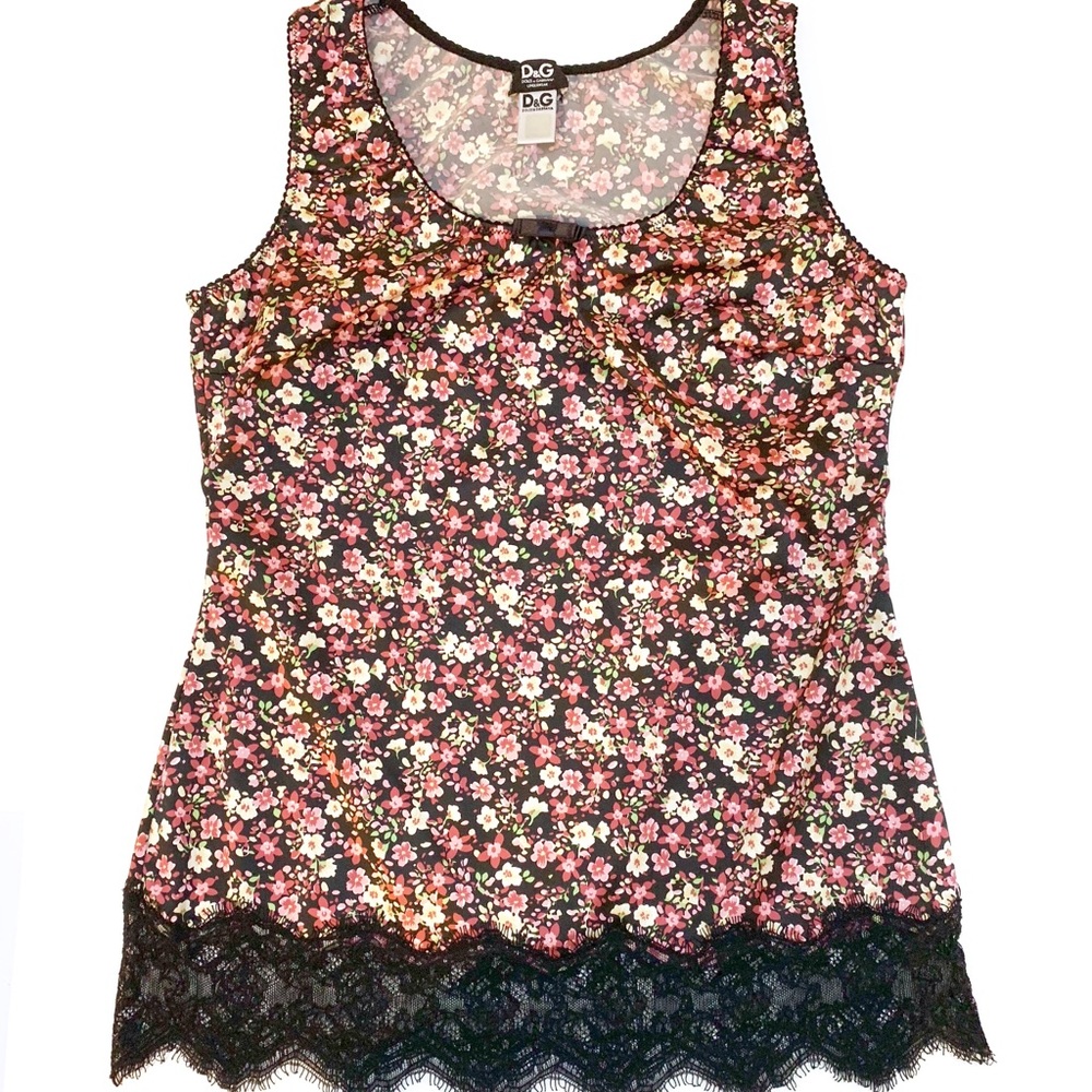 Auth D&G floral top